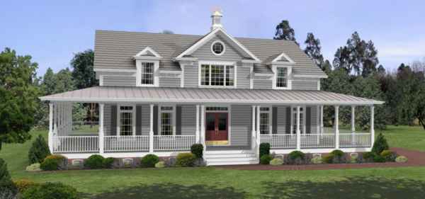 Front View image of The Smithfield House Plan